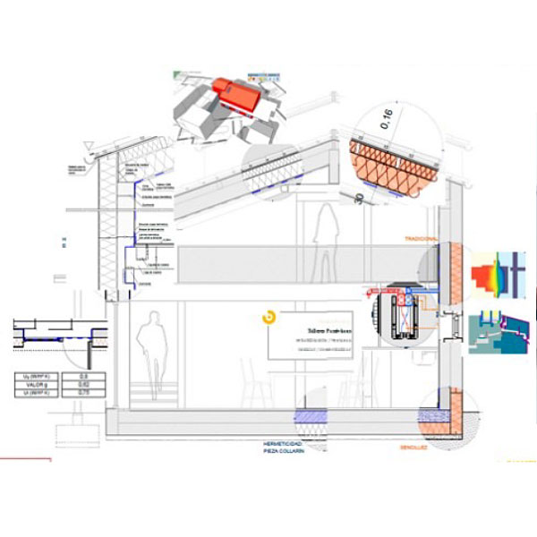 La ventilación en las viviendas pasivas se realiza a través de un recuperador de calor que nos permite por un lado ahorrar energía y, por otro, mantener una muy alta calidad del aire todo el tiempo.